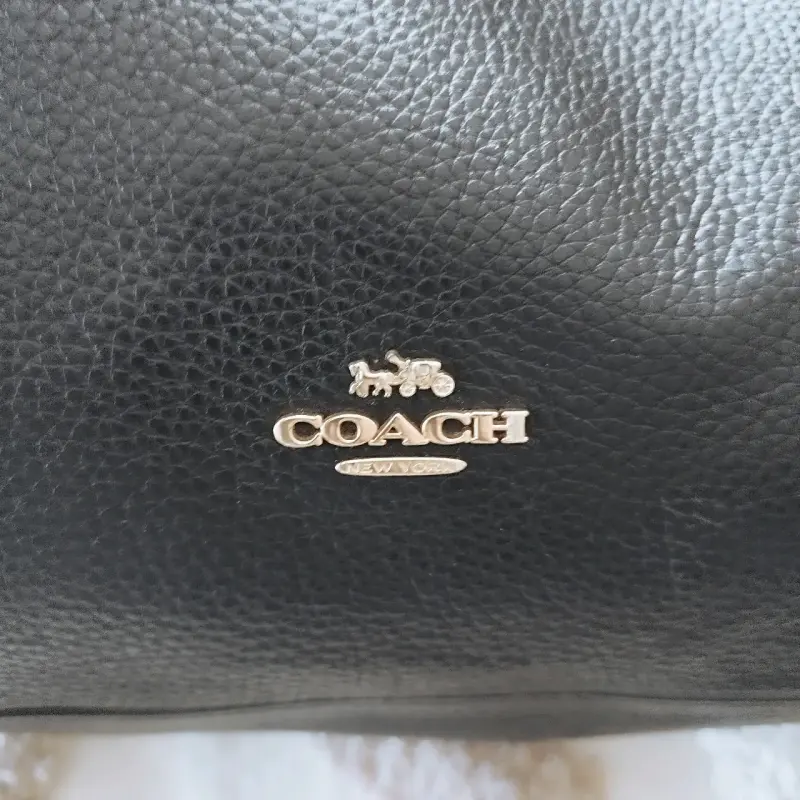 Bolso negro Coach cuero - 2
