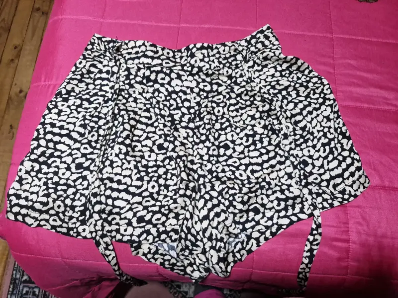 Falda corta estampado animal print