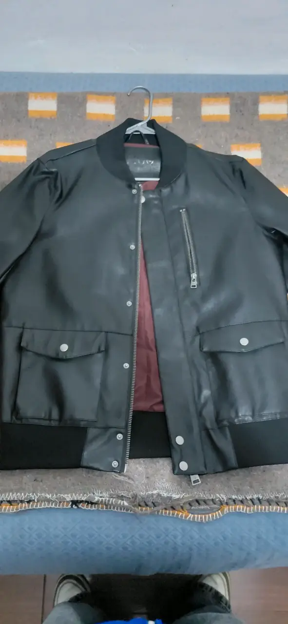 Chaqueta bomber negra - 1
