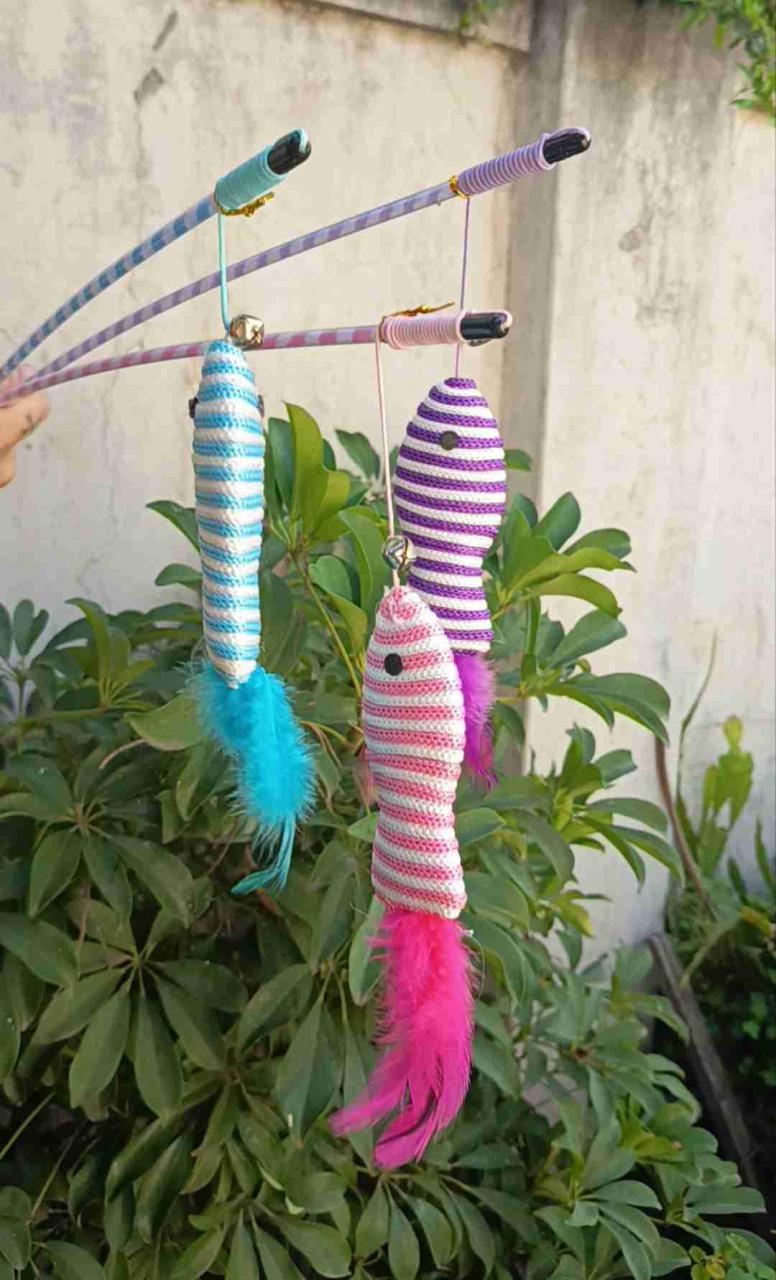 Varitas de juego para gatos