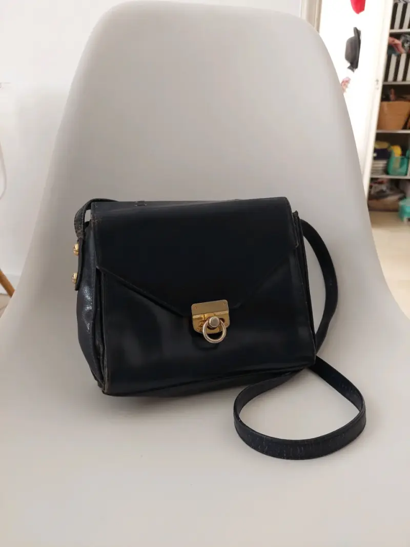 Cartera azul vintage - 2
