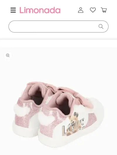 Zapatillas limonada  infantiles blancas y rosadas - miniatura 3