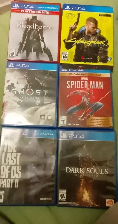 Lote de videojuegos PS4