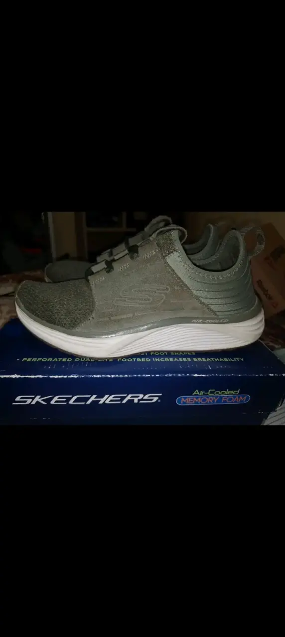 Zapatillas grises Skechers - 3