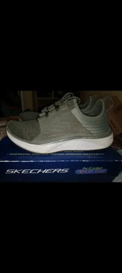 Zapatillas grises Skechers - miniatura 3