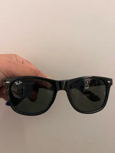 Gafas de sol Ray-Ban Wayfarer marco azul réplica - miniatura 2