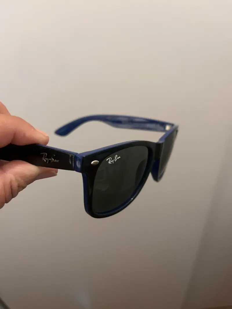 Gafas de sol Ray-Ban Wayfarer marco azul réplica - 3