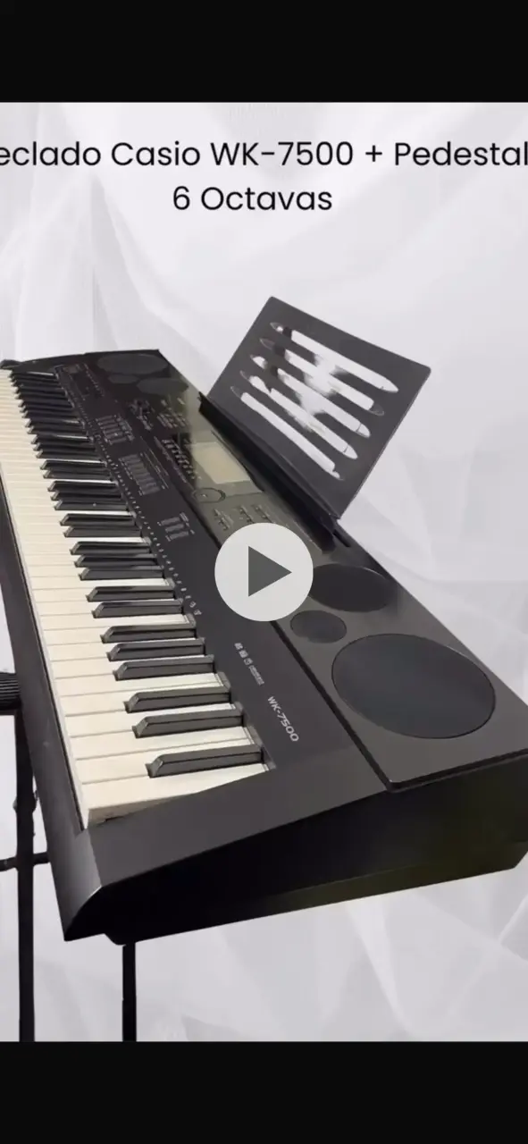 Teclado Casio WK-7500 con pedestal