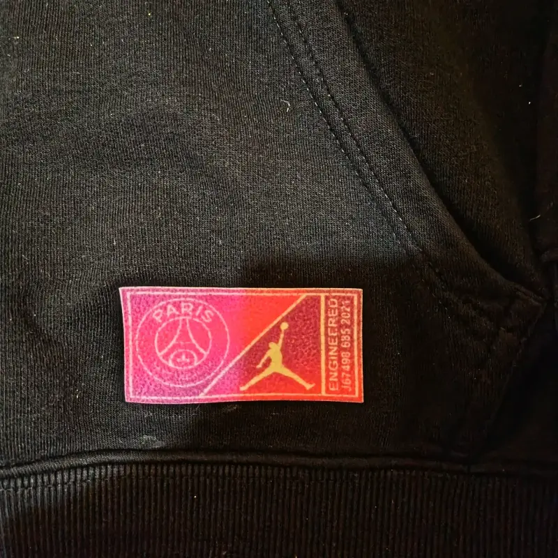 Polerón negro PSG Jordan - 3