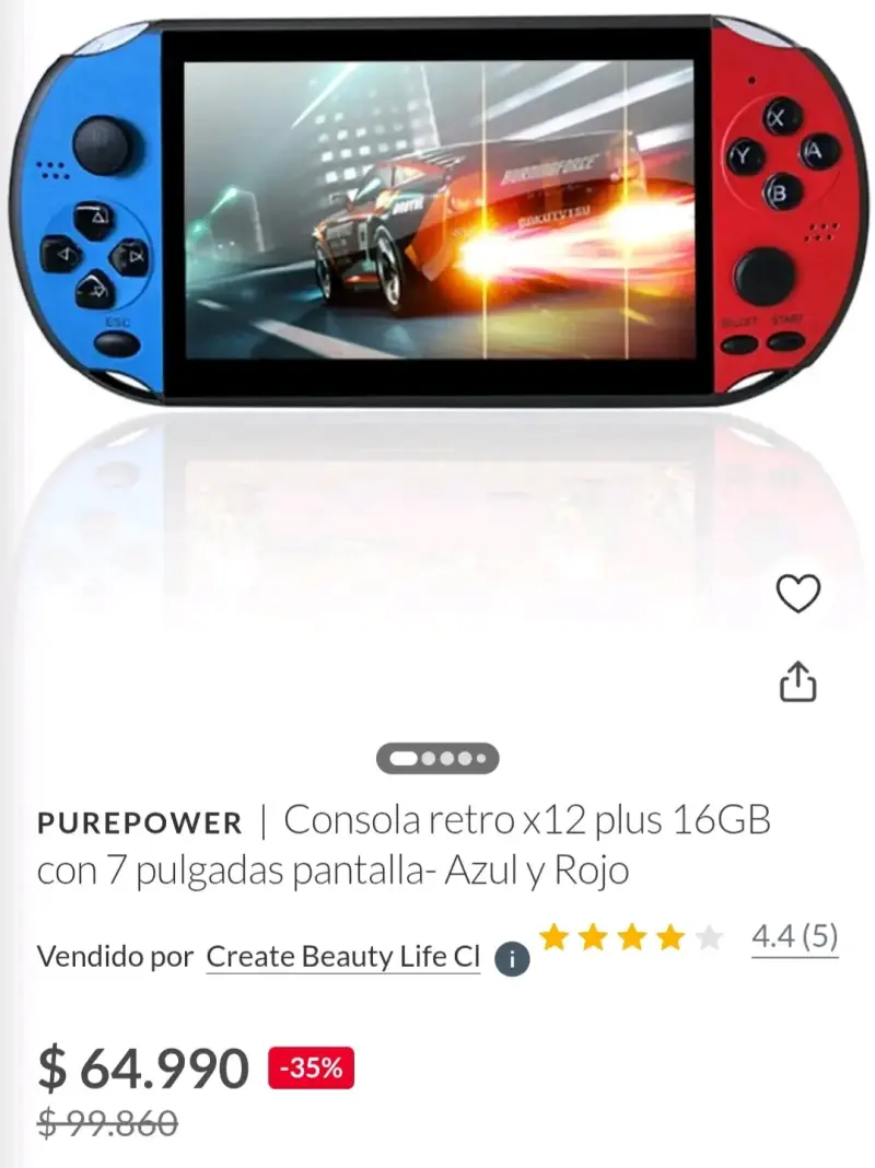 Consola portátil X12 Plus 7" - 2