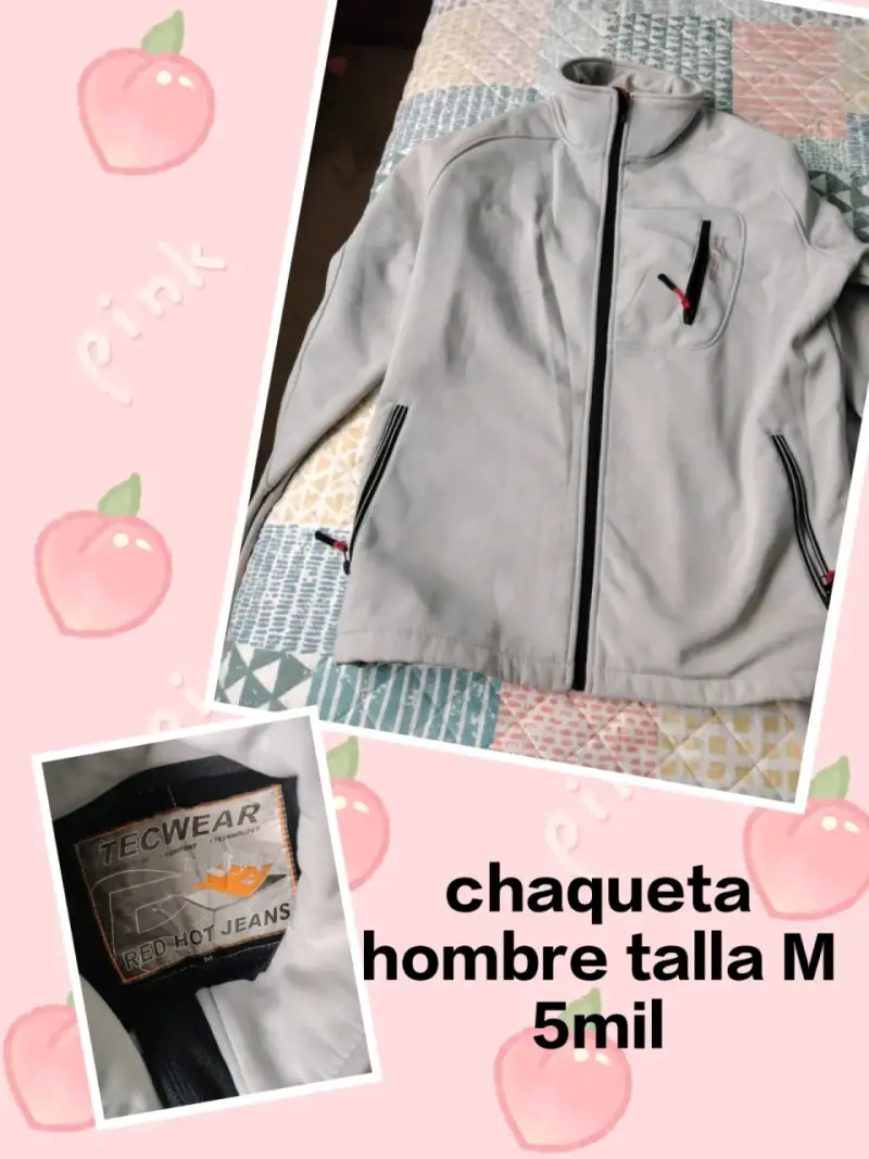 Chaqueta gris Tecwear hombre M