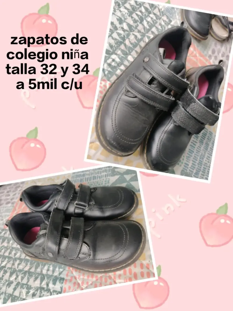 Zapatos escolares negros para niña