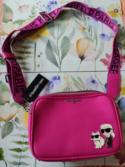 Bandolera fucsia Karl Lagerfeld - miniatura 1