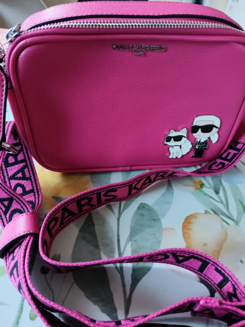 Bandolera fucsia Karl Lagerfeld - 4