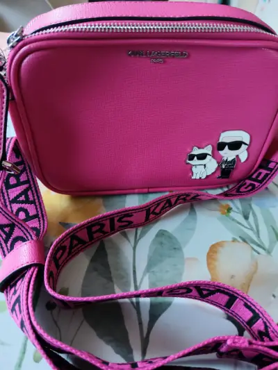 Bandolera fucsia Karl Lagerfeld - miniatura 4