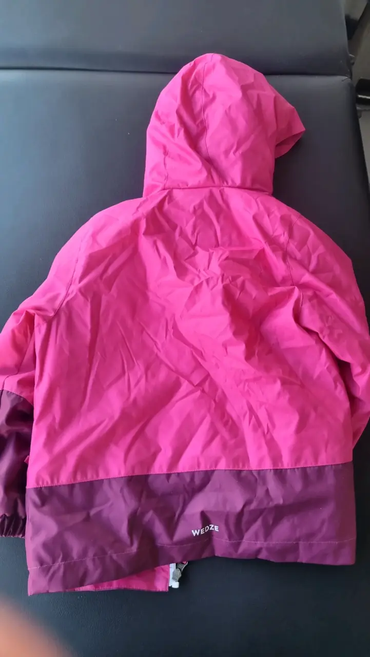 Chaqueta impermeable rosada para la nieve Wed'ze - 2