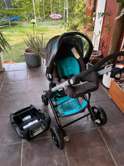 Coche de bebé con silla nido - miniatura 5