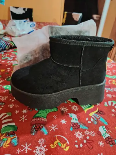 Botines de gamuza marrón y negro - miniatura 5