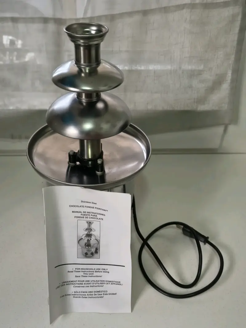 Fuente de chocolate acero inoxidable - 1