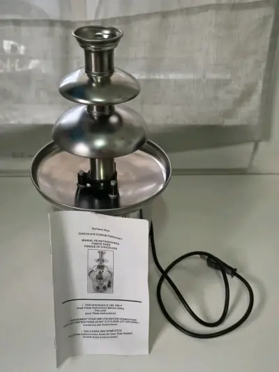 Fuente de chocolate acero inoxidable - miniatura 1