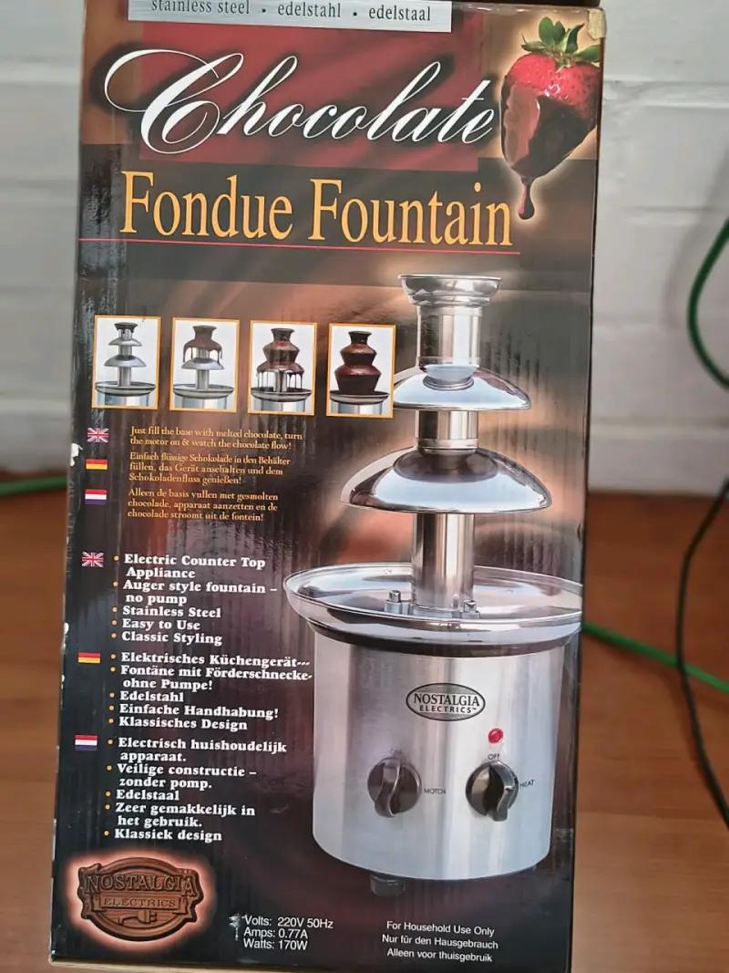 Fuente de chocolate acero inoxidable - 4