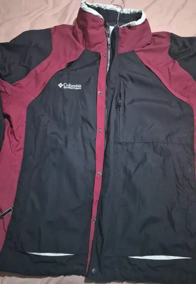 Chaqueta Columbia negra y burdeos - miniatura 5