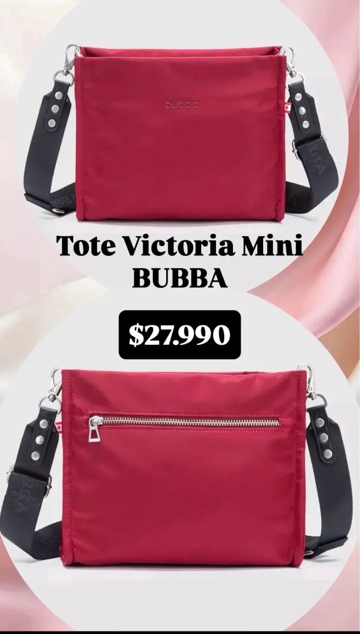 Tote rojo Bubba mini