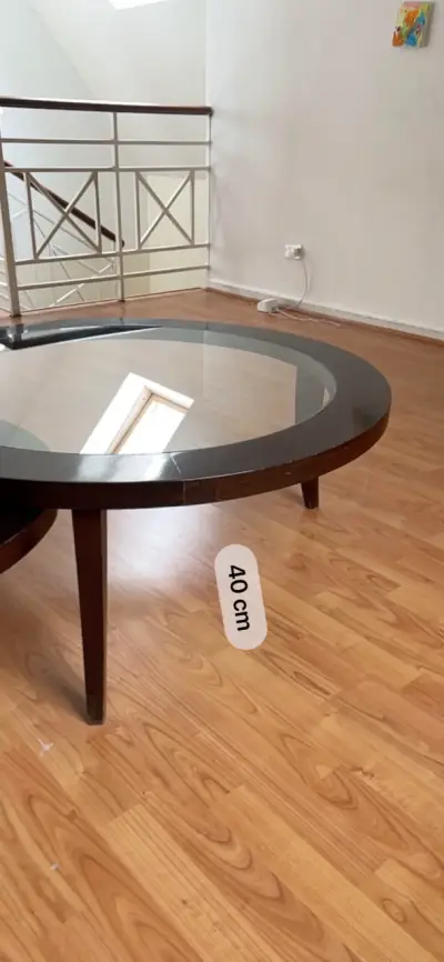 Mesa de centro con vidrio - miniatura 6