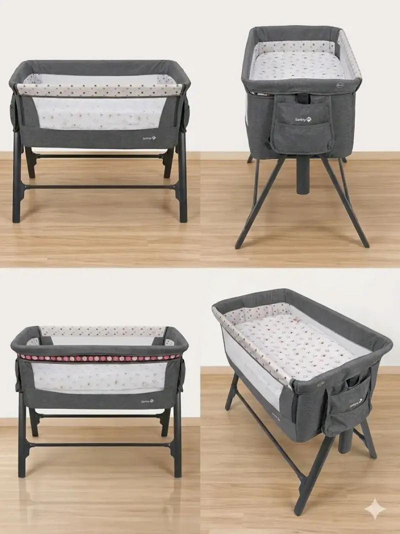 Cuna colecho gris Safety - 6