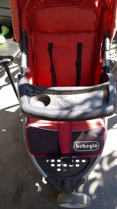 Coche para bebé Bebeglo rojo - miniatura 3