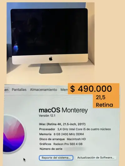 iMac 21,5 Retina 4K 2017 - miniatura 1