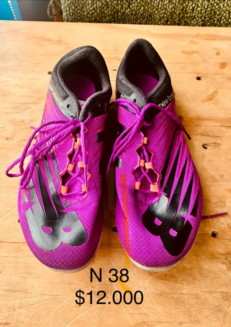 Zapatillas deportivas moradas 38 - 1