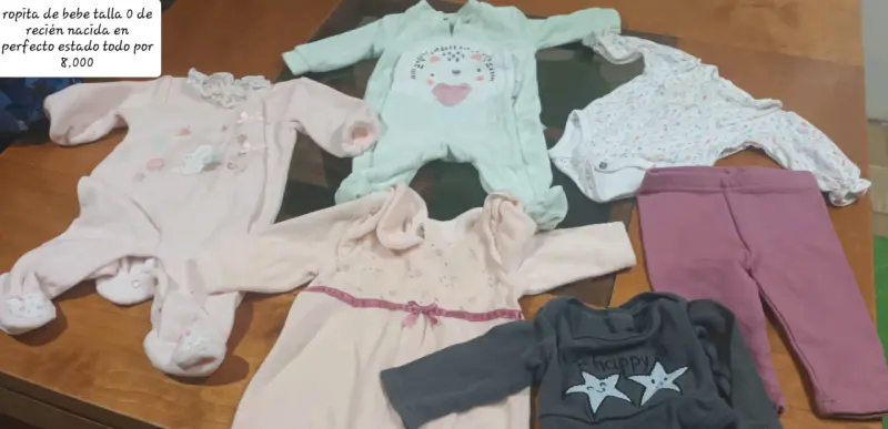 Lote de ropa de bebé Talla 0