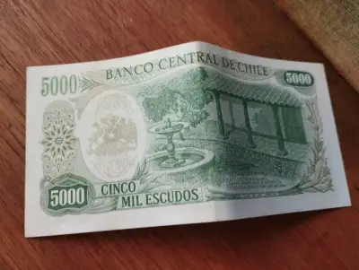 Billete 5000 escudos chileno - miniatura 2