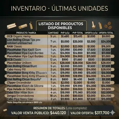 ¡REMATO LOTE COMPLETO! Parafernalia y Accesorios - miniatura 6