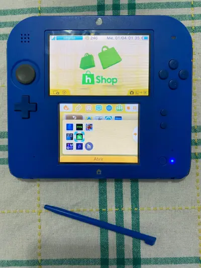 Consola Nintendo 2DS azul - miniatura 3