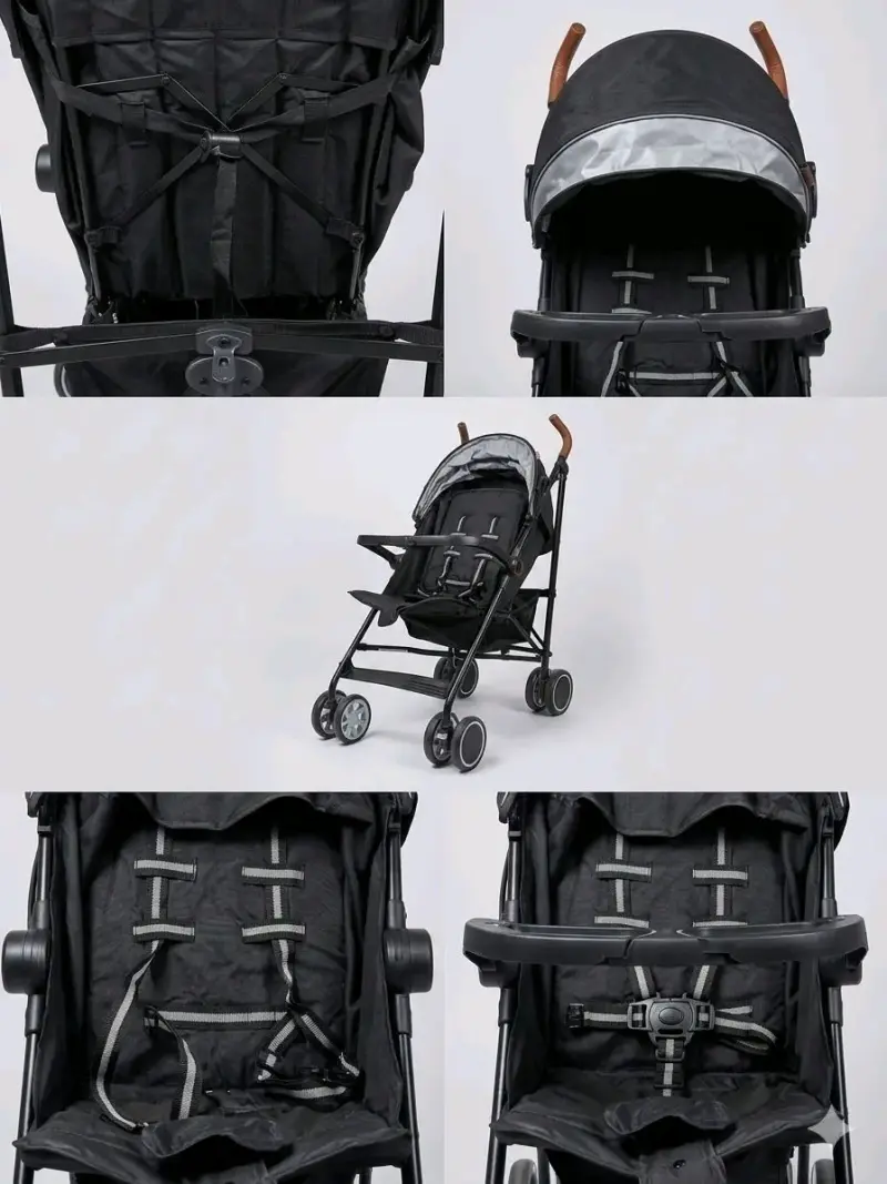 Coche de bebé negro - 1