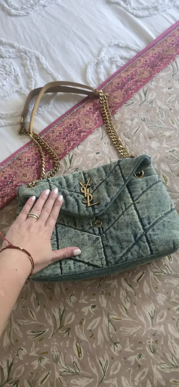 Cartera YSL Denim Modelo LOULOU - 3
