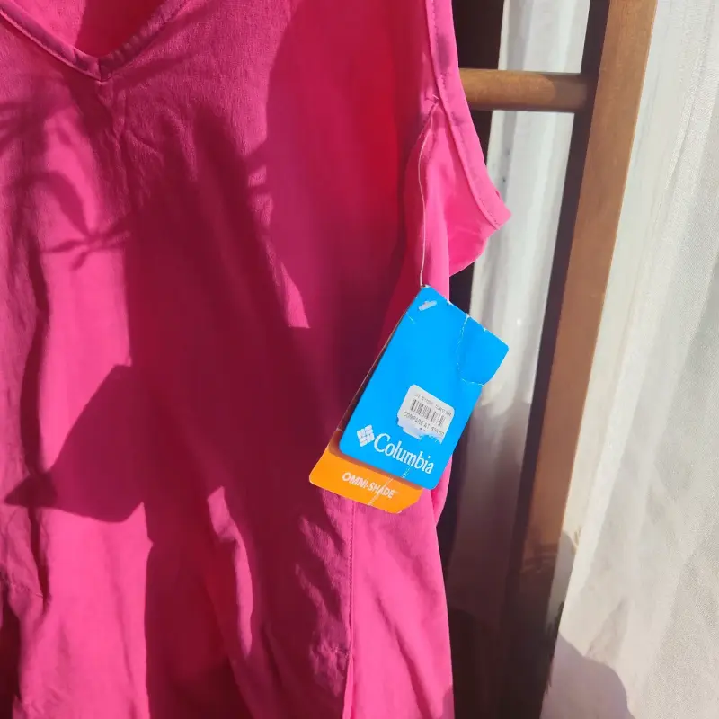 Vestido rosa Columbia nueva - 1