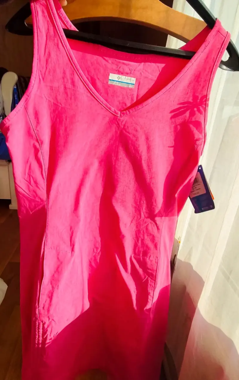Vestido rosa Columbia nueva - 2