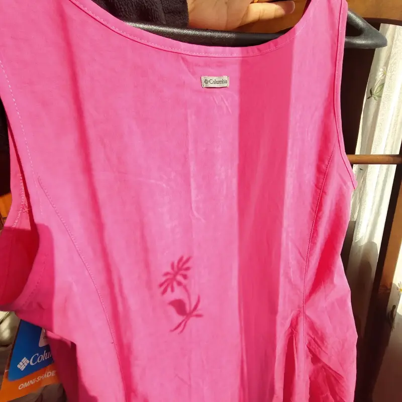 Vestido rosa Columbia nueva - 3