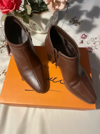Botines cuero marrón Carducci - miniatura 1
