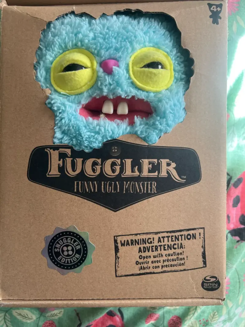 Peluche Fuggler azul divertido