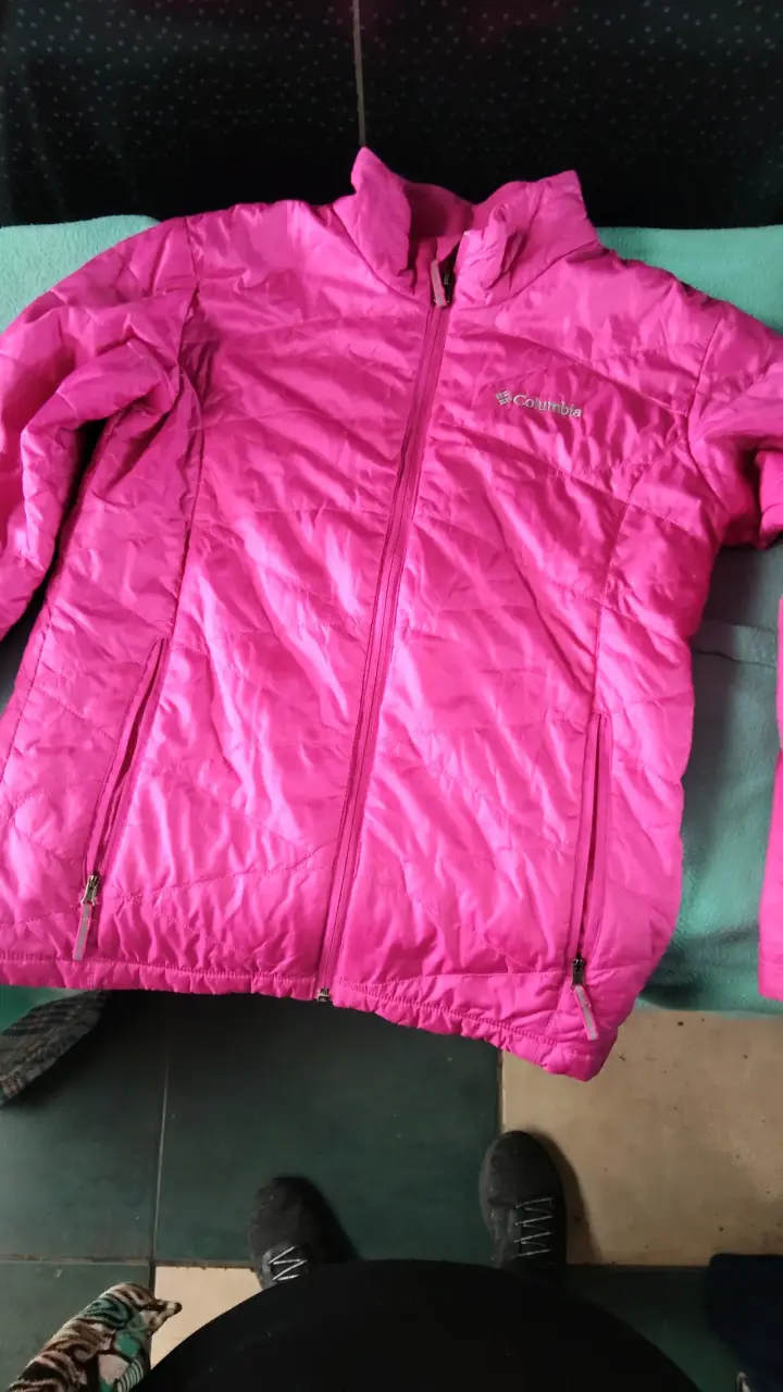 Chaqueta Columbia rosa mujer - 1