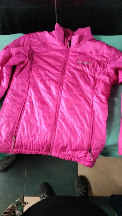 Chaqueta Columbia rosa mujer - miniatura 1