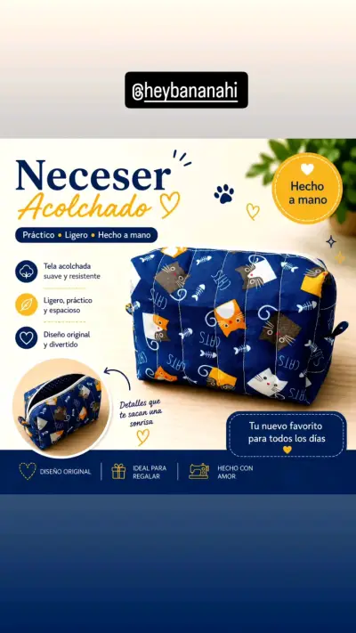 Neceser hecho a mano - miniatura 5