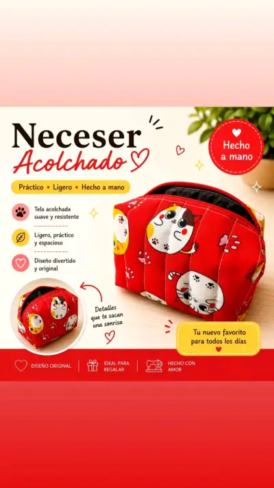 Neceser hecho a mano - miniatura 6