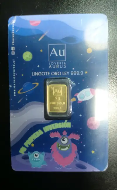 Lingote de oro 24k, 1 gramo - miniatura 1
