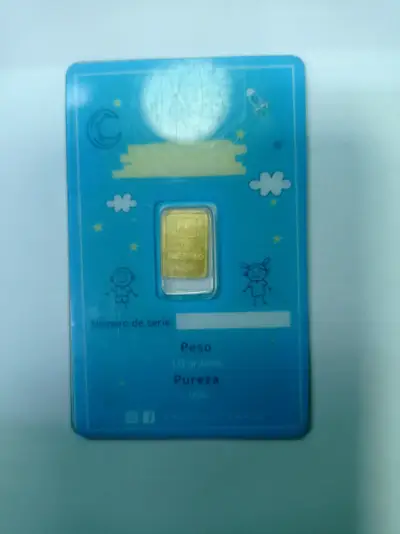 Lingote de oro 24k, 1 gramo - miniatura 3