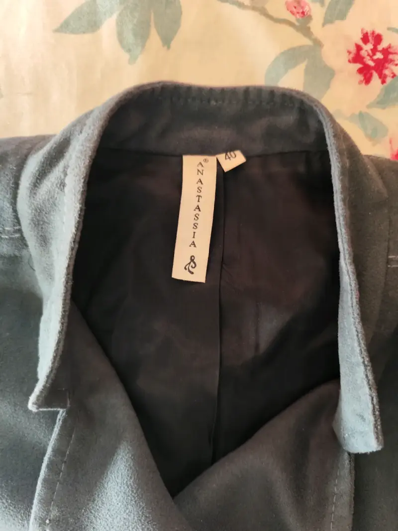 Chaqueta verde petróleo con botones - 2